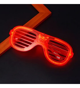 CHRİSTMAS GREEN LEDLİGHT PARTY GLASSES KIRMIZI LED IŞIKLI GÖZLÜK YILBAŞI PARTİ GÖZLÜĞÜ PANJUR GÖZLÜK