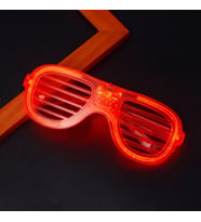 CHRİSTMAS GREEN LEDLİGHT PARTY GLASSES KIRMIZI LED IŞIKLI GÖZLÜK YILBAŞI PARTİ GÖZLÜĞÜ PANJUR GÖZLÜK