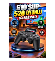 S10 Gamepad 520 Oyunlu Retro Atari – HDMI TV Bağlantılı 2025 Model
