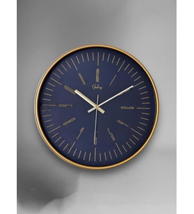 Galaxy 218-A-10 Serisi Eskitme Metal Görünümlü Sessiz Akar Modern Duvar Saati 30 cm