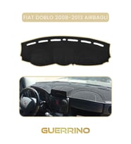 FIAT Doblo 2008-2013  Modellerine Uygun AirbagTORPİDO KORUMA HALISI BEJ KENAR
