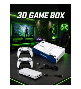 20.000+ Oyunlu Retro Oyun Konsolu – 2.4G Kablosuz Kontrolcü, 4K HD, HDMI ve RCA