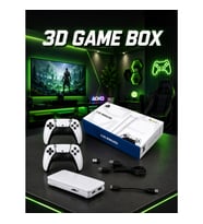 20.000+ Oyunlu Retro Oyun Konsolu – 2.4G Kablosuz Kontrolcü, 4K HD, HDMI ve RCA