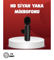 2’li Kablosuz Yaka Mikrofonu iPhone İçin Profesyonel Video Ses