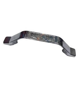 Dekoratif Zamak Kulp İçten - 64mm, Nikel, 100 Adet