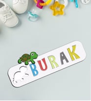 BK Toys Çocuklara Özel İsimli Figürlü Ahşap Eğitici Yapboz Puzzle-15