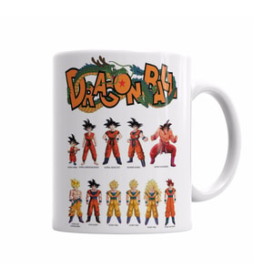 Goku Dragon Ball Kupa Bardak Porselen