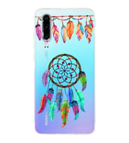 PrintiFy Huawei P30 ile Uyumlu Nazar Boncuğu 6 Baskılı Kamera Korumalı Şeffaf Silikon Kılıf