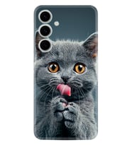 Oppo A38 Kılıf Boutique Baskılı Resimli Komik Kedi Pcode -008