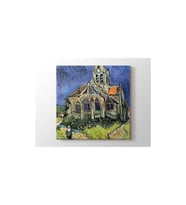 DBSanatevi Vincent Van Gogh - The Church At Auvers Tablo 60 X 80 Cm