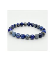 Lapis Lazuli 8mm Elastik Misinalı Doğal Taş Bileklik