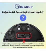 Dreame L40 Ultra Robot Süpürge Uyumlu 2'li Toz Torbası-Yedek Parça