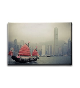 Hong Kong Limanı Canvas Tablo ŞHY145