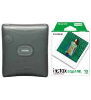 Instax SQ Link Yeşil Ex D Akıllı Telefon Yazıcısı ve 10'lu Film