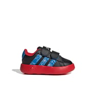 adidas Grand Court Spider-Man Cf I Bebek Günlük Ayakkabı JQ7828 Siyah