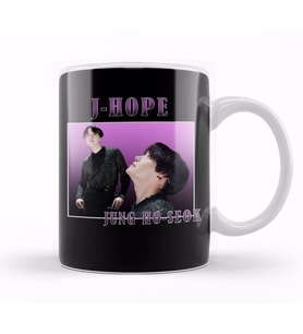J Hope Bts Vintage Kupa Bardak Porselen