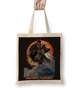 Mortal Kombat Jason Briggs Game Bez Çanta Uzun Saplı