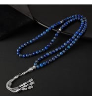 Lapis Lazuli Doğal Taş Tesbih 99luk - 6mm (Çok Renkli)