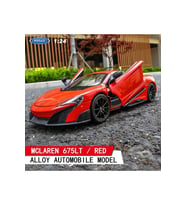 MCLAREN 675T KIRMIZI 1/24 Ölçek Diecast Metal Model Araba Koleksiyon