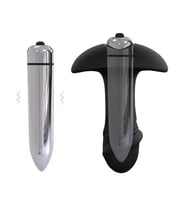 Fastieshop Titreşimli Giyilebilir Penis  Plug (Siyah)