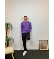 Süperlife Erkek Bisiklet Yaka Slim Fit İnce Sweatshirt SPR 20K17
