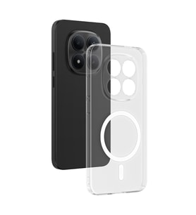 Redmi Note 15 Pro Plus Kılıf Magsafe Özellikli Şık Sert ve İnce London Premium PC Kapak (Renksiz)