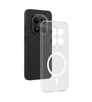Redmi Note 15 Pro Plus Kılıf Magsafe Özellikli Şık Sert ve İnce London Premium PC Kapak (Renksiz)