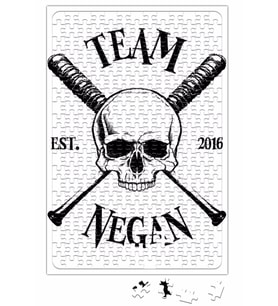 The Walking Dead Team Negan Lucille Walking Puzzle 240 Parça
