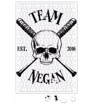 The Walking Dead Team Negan Lucille Walking Puzzle 240 Parça