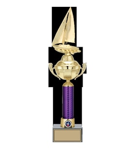 ODAK KUPA - Figürlü Kupalar - Yelken Figürlü Kupalar FG-060 A - 48 cm