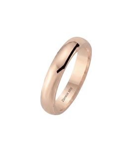 14 Ayar Altın 5 mm Rose Alyans (Sarı Altın)