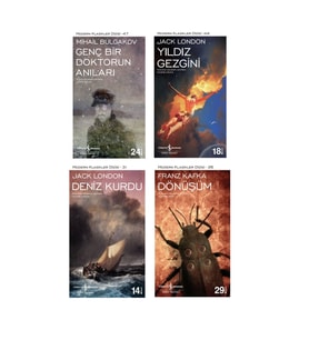 Genç Bir Doktorun Anıları + Yıldız Gezgini + Deniz Kurdu + Dönüşüm- 4 Kitap Set