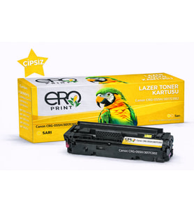 Canon LBP-664cx Sarı Muadil Toner - 6000 Sayfalık Çipsiz Toner