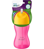 Philips Avent Pipetli Bardak, 12 Ay+, 300 Ml, Desenli, Damlatmaz, Kolay Tutuş, Bulaşık Makinesinde Y
