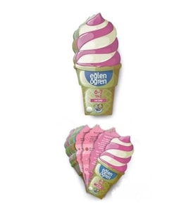 Eğlen Öğren Ice Cream - 300 Soru (6-7 Yaş)