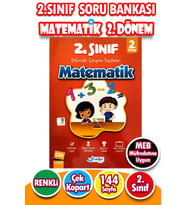 2.Sınıf Matematik 2.Dönem - Etkinlikli Çalışma ve Soru Bankası Kitabı