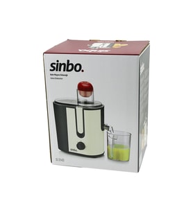 Sinbo Katı Meyve Sıkacağı - Bej Renk - Elektrikli - 450 ml Meyve Suyu Hazneli