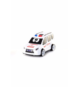Poşette Plastik Büyük Ambulance Araba (Renksiz)