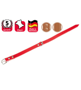 Karlıe Deri Boyun Tasma 57Cm Kırmızı