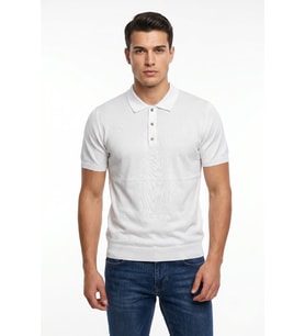 Erkek Polo Yaka Kısa Kollu Triko Tişört Regular Kalıp BGL-ST05560