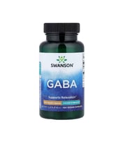 Swanson GABA 500 mg 100 Vegan Capsules (Silver)