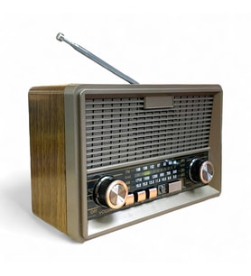 Nostalji Mini Radyo, Solar Güneş Panelli HD Ses Kalitesine sahip Nostalji Radyo