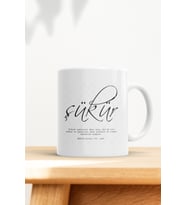 Şükür Baskılı Kupa Bardak