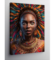 Kanvas Tablo Afrikalı Kadın