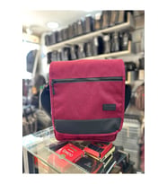 Bagslab Su Geçirmez Keten Kumaş El Ve Omuz Çantası-1041 (Bordo)