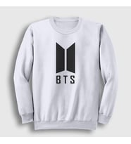 Presmono Unisex Beyaz Doors Bts Sweatshirt 22039tt (Beyaz)