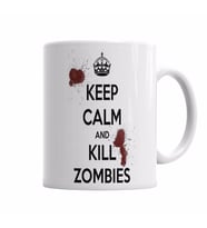 Kill Zombies Twd Kupa Bardak Porselen
