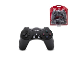 JOYPAD - GAMEPAD SİYAH OYUN KOLU USB KABLO 13 DÜĞME - 8 YÖN TETİKLEYİCİ 1.5MT KABLO (5668)