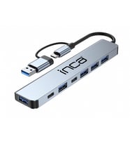 INCA IUTP-7 USB TYPE-C HUB X7 ALUMINYUM ÇOKLAYICI