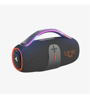 R129 Premium RGB Işıklı 70W Taşınabilir Bluetooth Hoparlör (Gri)